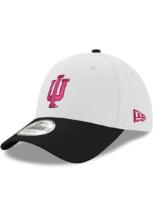 New Era Indiana Hoosiers Stretch Snap 9FORTY Iconic Adjustable Hat - White