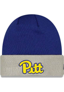 New Era Pitt Panthers Blue Cuff Mens Knit Hat