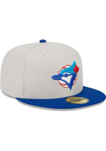 New Era Toronto Blue Jays Mens Beige World Class 59FIFTY Fitted Hat