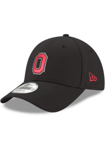 New Era Ohio State Buckeyes Stretch Snap 9FORTY Adjustable Hat - Black