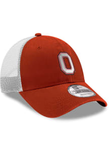 New Era Ohio State Buckeyes Trucker 9FORTY Adjustable Hat - Red