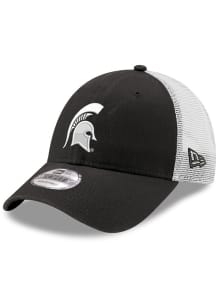 New Era Michigan State Spartans Trucker 9FORTY Helmet Adjustable Hat - Black
