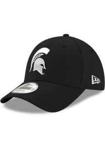 New Era Michigan State Spartans Stretch Snap 9FORTY Helmet Adjustable Hat - Black