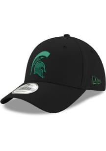 New Era Michigan State Spartans Stretch Snap 9FORTY Helmet Classic Adjustable Hat - Black