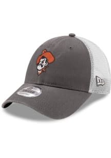 New Era Oklahoma State Cowboys Trucker 9FORTY Adjustable Hat - Grey