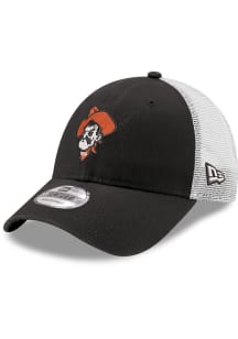 New Era Oklahoma State Cowboys Trucker 9FORTY Adjustable Hat - Black