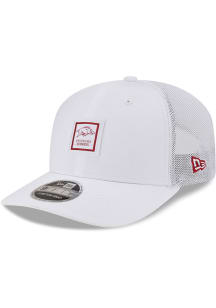 New Era Arkansas Razorbacks Square Patch DL Trucker LP9FIFTY Adjustable Hat - White