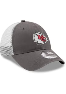 New Era Kansas City Chiefs Trucker 9FORTY Adjustable Hat - Grey