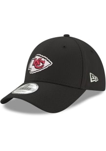 New Era Kansas City Chiefs Stretch Snap 9FORTY Adjustable Hat - Black