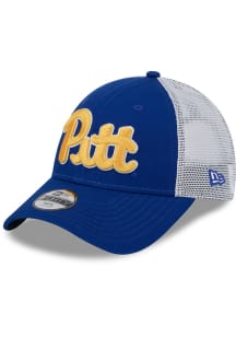 New Era Pitt Panthers Blue Evergreen Trucker JR 9FORTY Youth Adjustable Hat