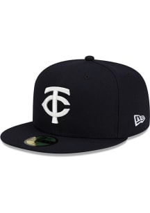 New Era Minnesota Twins Mens Navy Blue Alt TC AC 59FIFTY Fitted Hat