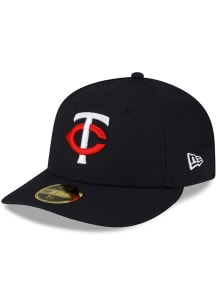 New Era Minnesota Twins Mens Navy Blue Home TC AC LP59FIFTY Fitted Hat