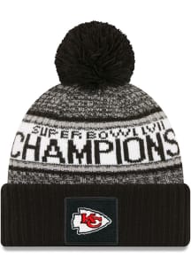 New Era Kansas City Chiefs Black 2022 SB Champs Parade LR Knit Mens Knit Hat