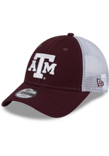 New Era Texas A&M Aggies Maroon Evergreen Trucker JR 9FORTY Youth Adjustable Hat