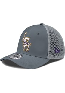 New Era LSU Tigers Mens Graphite Neo 39THIRTY Flex Hat