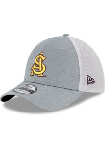 New Era Arizona State Sun Devils Mens Grey Logo Shadow Neo 39THIRTY Flex Hat
