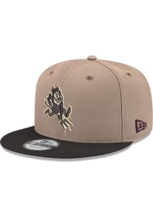 New Era Arizona State Sun Devils Brown Retro 2T 9FIFTY Mens Snapback Hat