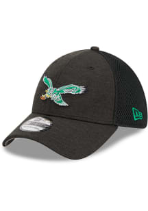 New Era Philadelphia Eagles Black JR 2T Retro Basic 39THIRTY Youth Flex Hat