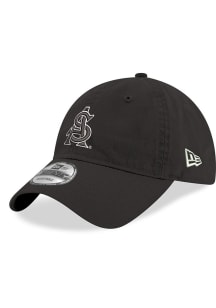New Era Arizona State Sun Devils AS logo Black and White Core Classic 9TWENTY Adjustable Hat - Bla..