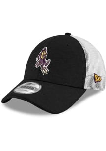 New Era Arizona State Sun Devils Sparky Logo Shadow Tech Trucker 9FORTY Adjustable Hat - Black