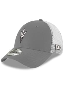 New Era Arizona State Sun Devils Fork Logo Trucker 9FORTY Adjustable Hat - Graphite