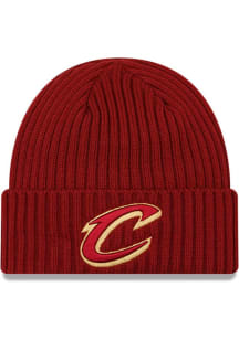 New Era Cleveland Cavaliers Cardinal Core Classic Mens Knit Hat