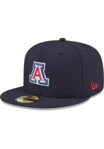 New Era Arizona Wildcats Mens Navy Blue Basic 59FIFTY Fitted Hat