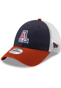 New Era Arizona Wildcats 2T Trucker 9FORTY Adjustable Hat - Navy Blue