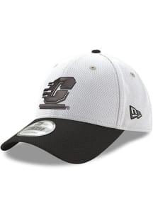New Era Central Michigan Chippewas 2T Black and White Logo Diamond Era Stretch 9FORTY Adjustable H..
