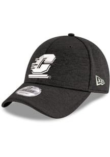 New Era Central Michigan Chippewas White Logo Shadow Tech DE Stretch 9FORTY Adjustable Hat - Black