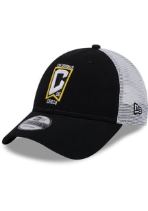 New Era Columbus Crew Evergreen Trucker 9FORTY Adjustable Hat - Black