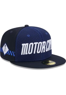 New Era Detroit Tigers Mens Navy Blue City Connect Fan Pack 59FIFTY Fitted Hat