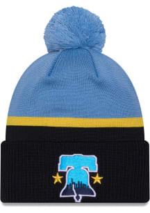 New Era Philadelphia Phillies Blue 2024 MLB City Connect Mens Knit Hat