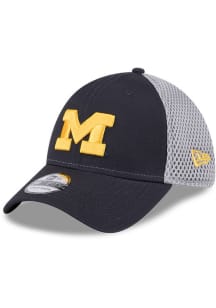 New Era Michigan Wolverines Blue 2T Evergreen Neo JR 39THIRTY Youth Flex Hat