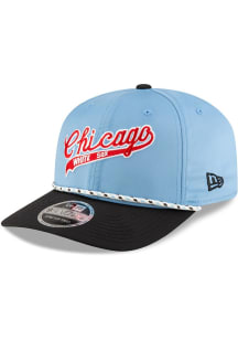 New Era Chicago White Sox Rope 9SEVENTY Stretch Snap Adjustable Hat - Light Blue