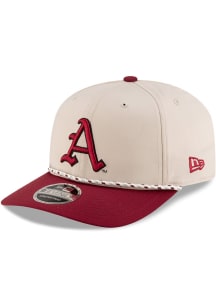 New Era Arkansas Razorbacks Rope 9SEVENTY Stretch Snap Adjustable Hat - Tan
