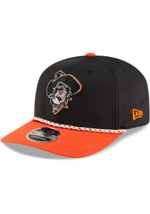 New Era Oklahoma State Cowboys Rope 9SEVENTY Stretch Snap Adjustable Hat - Black