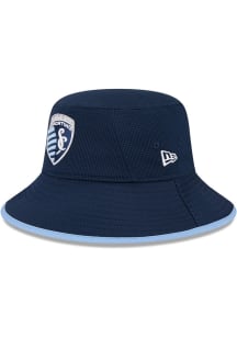 New Era Sporting Kansas City Navy Blue BCKT GAME DAY 17557  OTC Mens Bucket Hat