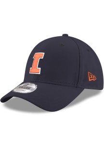 New Era Illinois Fighting Illini Navy Blue JR 9FORTY Design Youth Adjustable Hat