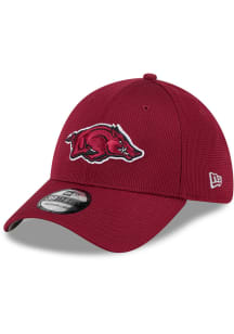 New Era Arkansas Razorbacks Mens Cardinal Active 39THIRTY Flex Hat