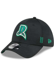New Era Dayton Dragons Mens Black 2024 Clubhouse 39THIRTY Flex Hat
