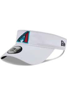 New Era Arizona Diamondbacks Mens White Game Day Primary UV Adjustable Visor