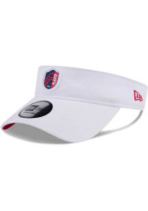 New Era St Louis City SC Mens White Game Day Primary UV Adjustable Visor