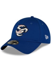 New Era Omaha Storm Chasers 2024 Batting Practice 9TWENTY Adjustable Hat - Blue