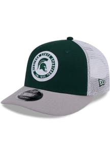 New Era Michigan State Spartans Throwback 3T Circular Trucker LP 9FIFTY Adjustable Hat - Green