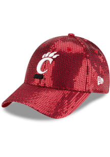 New Era Cincinnati Bearcats Black Womens Sequin Adjustable Womens Adjustable Hat