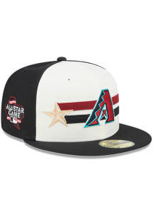 New Era Arizona Diamondbacks Mens Black 2024 All-Star Game Workout 59FIFTY Fitted Hat