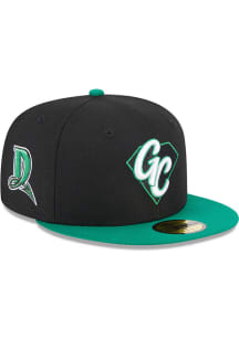 New Era Dayton Dragons Mens Black 2024 Theme Night AC 59FIFTY Fitted Hat