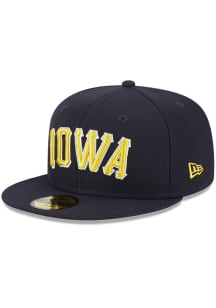 New Era Iowa Cubs Mens Navy Blue 2024 Theme Night AC 59FIFTY Fitted Hat