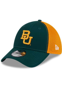 New Era Baylor Bears Mens Green 2T Evergreen Neo 39THIRTY Flex Hat